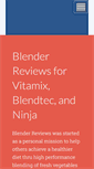 Mobile Screenshot of blenderreviews.us