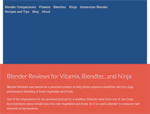 Tablet Screenshot of blenderreviews.us